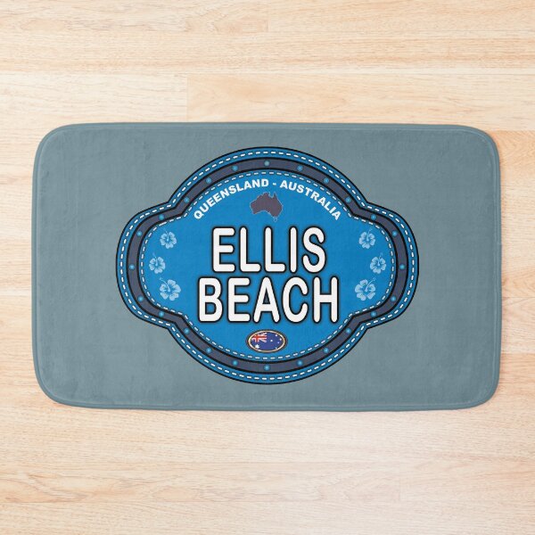 Item preview, Ellis Beach Australia stitching effect emblem designed and sold by studioss76.