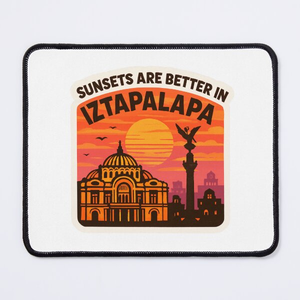 Item preview, Sunsets Are Better in Iztapalapa Adventure Vintage Travel designed and sold by Retro-Anime9.