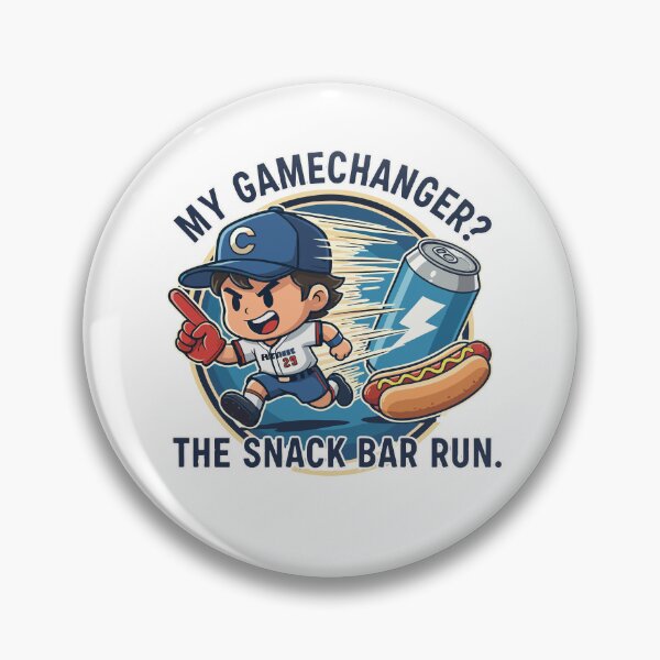 Item preview, My GameChanger ? The Snack Bar Run - Funny Baseball Fan Food Hustle Design designed and sold by SplashPixel.
