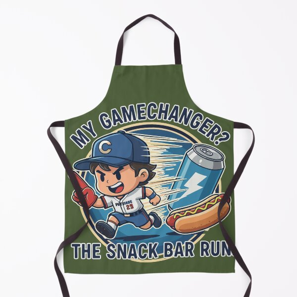 Item preview, My GameChanger ? The Snack Bar Run - Funny Baseball Fan Food Hustle Design designed and sold by SplashPixel.