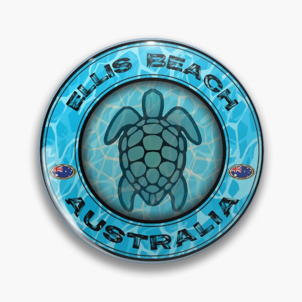 Item preview, Ellis Beach Western Australia sea turtle vintage designed and sold by studioss76.