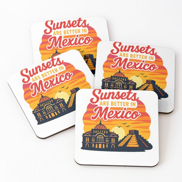 Item preview, Sunsets Are Better in Mexico Adventure Vintage Travel designed and sold by Retro-Anime9.