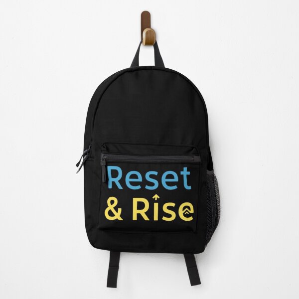 Item preview, Reset and Rise Motivational Typography Design Positive Mindset designed and sold by Design_Your_Day.