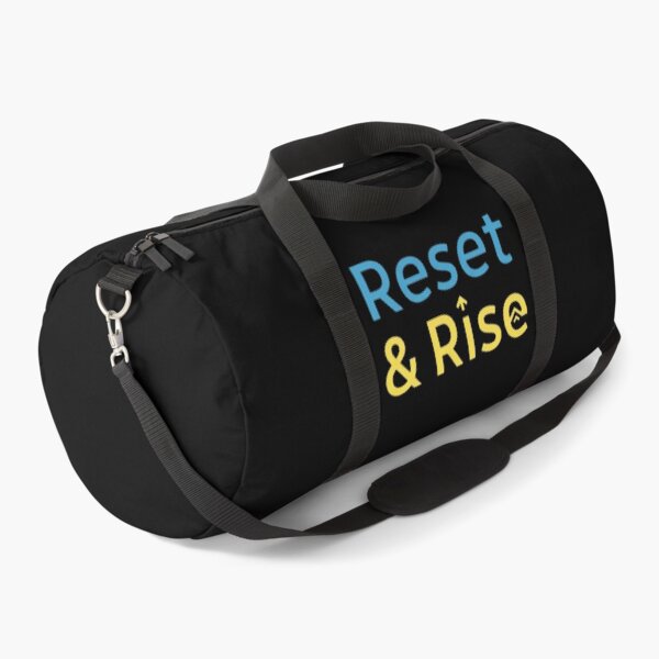 Item preview, Reset and Rise Motivational Typography Design Positive Mindset designed and sold by Design_Your_Day.