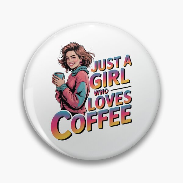 Item preview, Just a Girl Who Loves Coffee designed and sold by jkrphoto.
