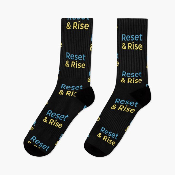 Item preview, Reset and Rise Motivational Typography Design Positive Mindset designed and sold by Design_Your_Day.
