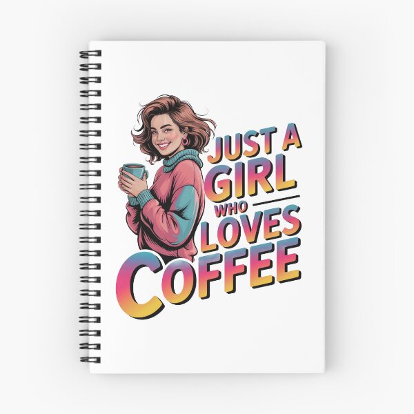 Item preview, Just a Girl Who Loves Coffee designed and sold by jkrphoto.