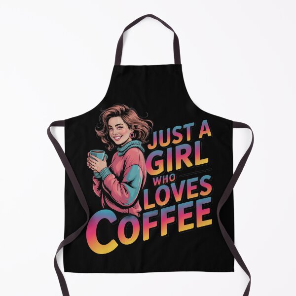 Item preview, Just a Girl Who Loves Coffee designed and sold by jkrphoto.