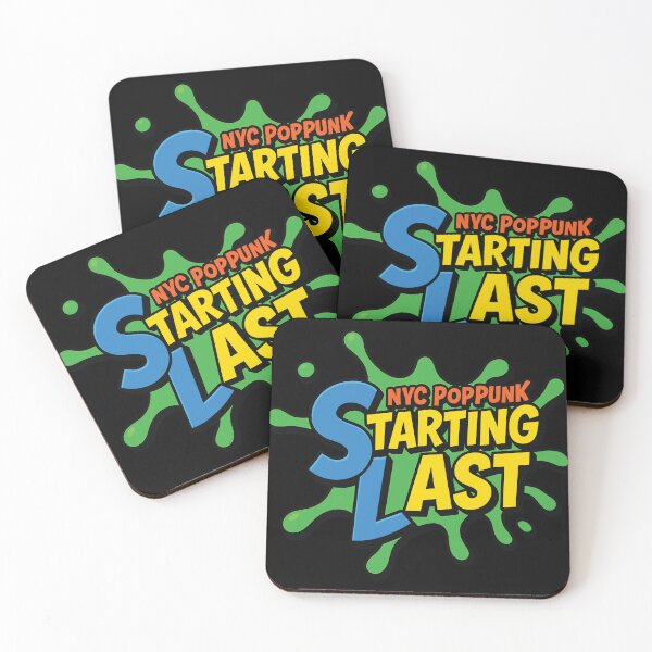 Item preview, Starting Last – NYC Pop Punk Splatter Logo designed and sold by CLUB SODA KID DESIGNS.
