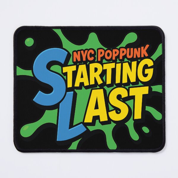 Item preview, Starting Last – NYC Pop Punk Splatter Logo designed and sold by CLUB SODA KID DESIGNS.
