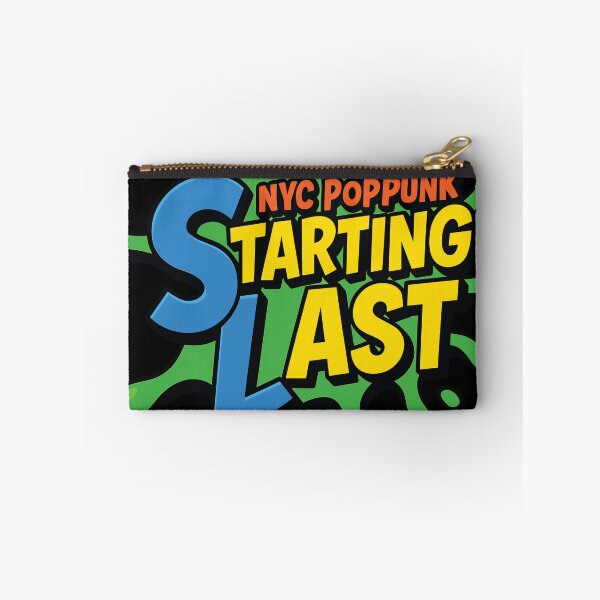 Item preview, Starting Last – NYC Pop Punk Splatter Logo designed and sold by CLUB SODA KID DESIGNS.