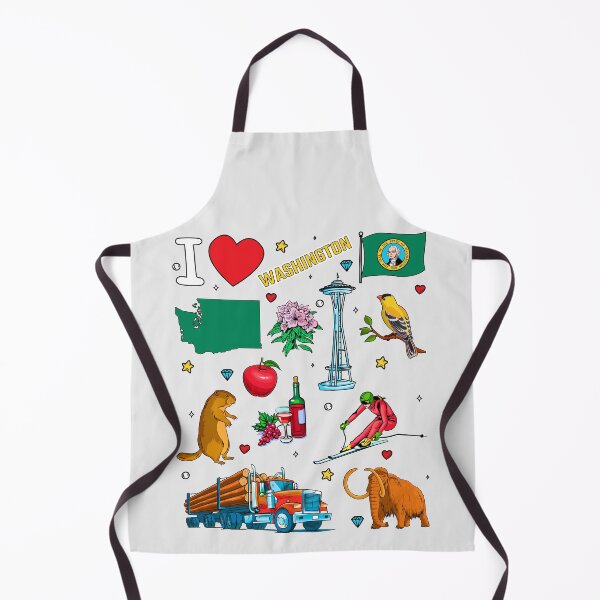 Item preview, I Love Washington: Vintage Retro Washington State Pride Design designed and sold by mashmosh.