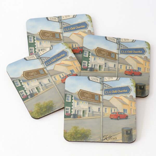 Item preview, Kilcar County Donegal Ireland watercolor designed and sold by OliDesigns.