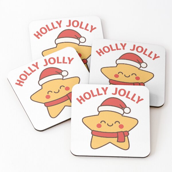 Item preview, Holly Jolly Star | Cute Kawaii Christmas Star | Festive Holiday Design designed and sold by StyleLap.