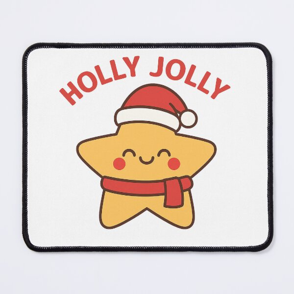 Item preview, Holly Jolly Star | Cute Kawaii Christmas Star | Festive Holiday Design designed and sold by StyleLap.