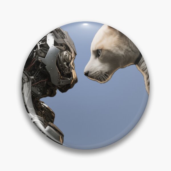 Item preview, Robo dog vs dog designed and sold by Kat's Design Hub.