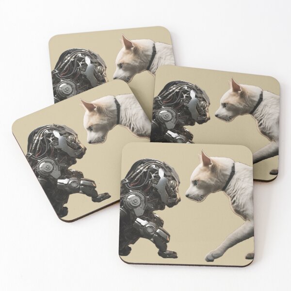 Item preview, Robo dog vs dog designed and sold by Kat's Design Hub.
