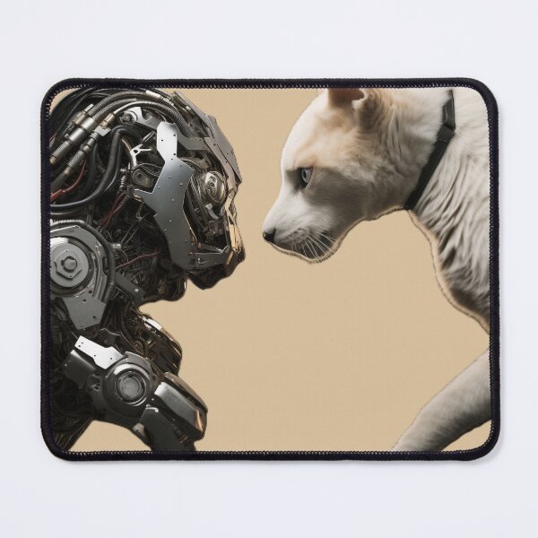 Item preview, Robo dog vs dog designed and sold by Kat's Design Hub.