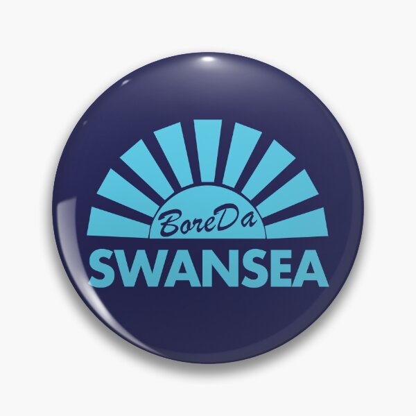 Item preview, Bore Da Swansea Good Morning Abertawe Cyan designed and sold by unREST-design.