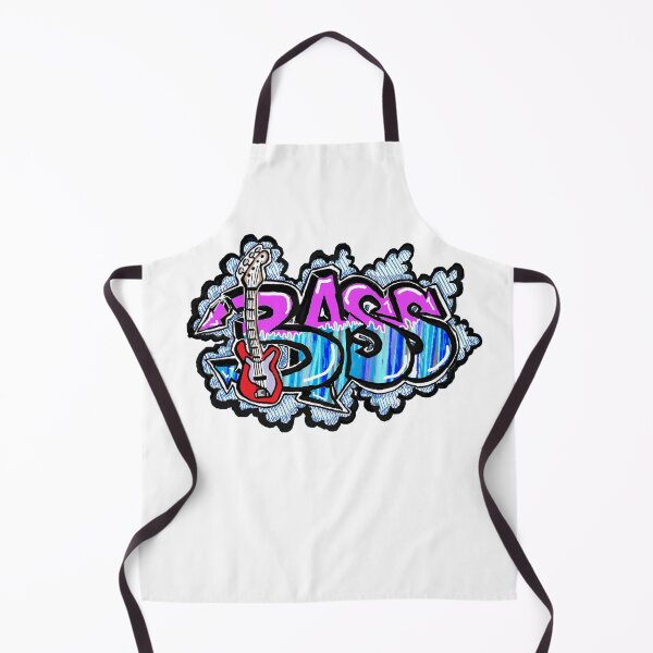 Item preview, Bass blue and pink Graffiti 12345 designed and sold by LowEndGraphics.