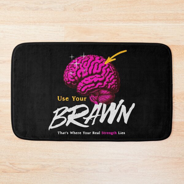 Item preview, Use Your Brawn (dark backgrounds) designed and sold by Brain Shorts.