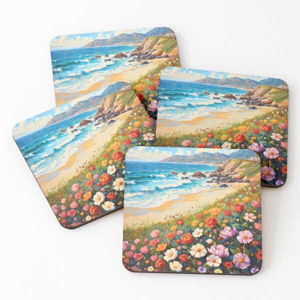 Item preview,  Swami's Encinitas Beach Floral Art designed and sold by Modern-Tropical.