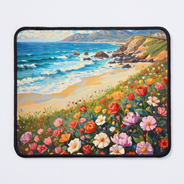 Item preview,  Swami's Encinitas Beach Floral Art designed and sold by Modern-Tropical.
