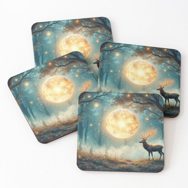 Item preview, Winter Stag designed and sold by Whimsical Art by Angela.