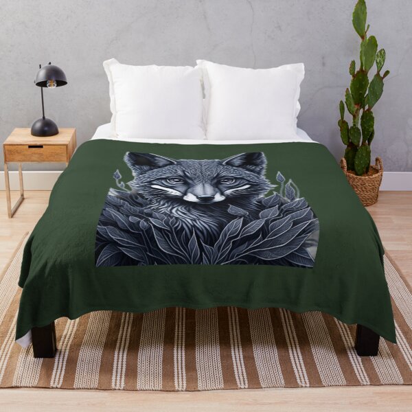 Item preview, Monochrome Fox Guardian of the Wild designed and sold by 10-18.