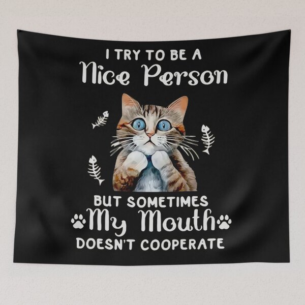 Item preview, Sarcastic Cat designed and sold by MOFAPPAREL.