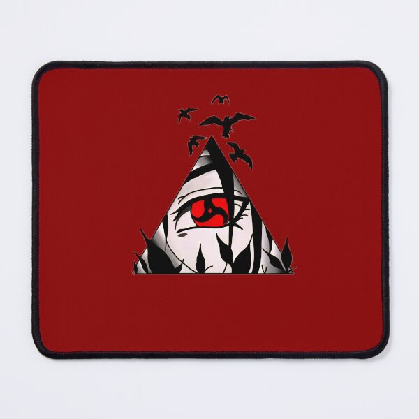 Item preview, Crimson Eye Triangle – Shinobi Anime Inspired Minimal Art designed and sold by PosterFuel.