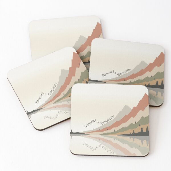 Item preview, Serenity in Simplicity Poster | Japandi Mountain Landscape Wall Art designed and sold by GalaxyInstore.