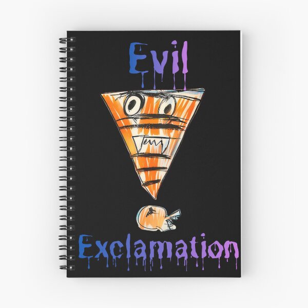 Item preview, Evil Exclamation! - Gritty Punctuation Grammar Character Art designed and sold by AtotheTwoDesign.