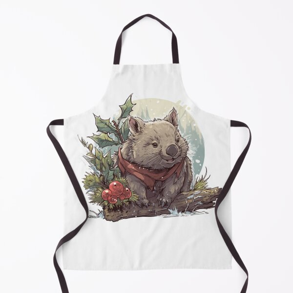 Item preview, Cute Winter Wombat – Festive Mood Christmas Vibes Design designed and sold by KZurHTPC.