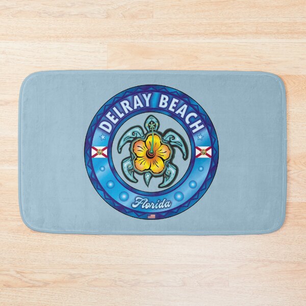 Item preview, Delray Beach Florida sea turtle hibiscus designed and sold by studioss76.