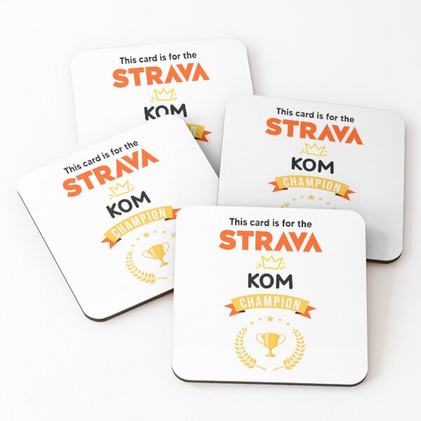 Item preview, Strava KOM Champion Card – Funny Cycling Achievement Greeting Card for Cyclists, Riders & Strava Fans | Funny Strava designed and sold by BMLprint ⭐⭐⭐⭐⭐.