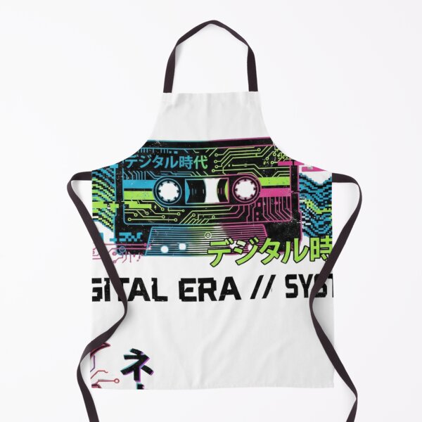Item preview, Digital Era Glitch: Japanese Cassette Tape Circuit Board Sticker & Vaporwave T-Shirt designed and sold by MonaRose_Art.
