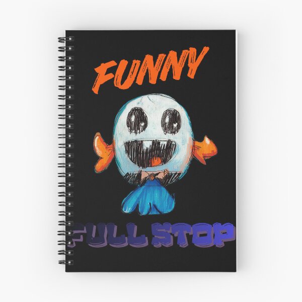 Item preview, Funny Full Stop - Quirky Fish-Like Grammar Punctuation Art designed and sold by AtotheTwoDesign.