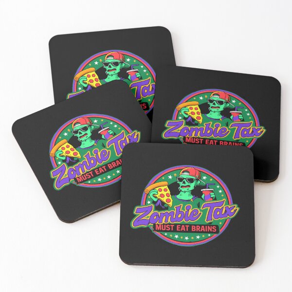 Item preview, Zombie Dad Tax – Must eat brains Fathers Day Funny Saying designed and sold by SkeletonsDanger.