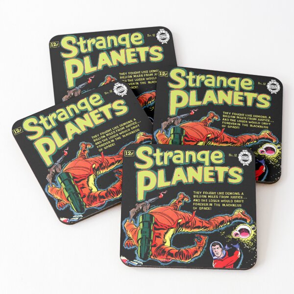 Item preview, Strange Planets 12 Sci-Fi Cover Art designed and sold by ArchimedesPrime.
