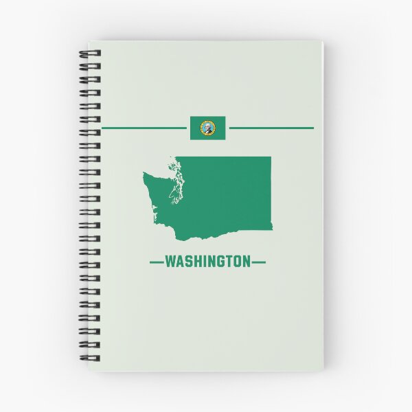 Item preview, The Evergreen State Pride, Washington Map Silhouette and Flag designed and sold by mashmosh.