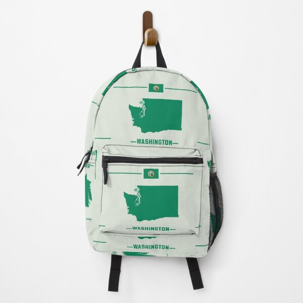 Item preview, The Evergreen State Pride, Washington Map Silhouette and Flag designed and sold by mashmosh.