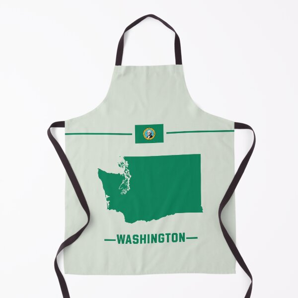 Item preview, The Evergreen State Pride, Washington Map Silhouette and Flag designed and sold by mashmosh.