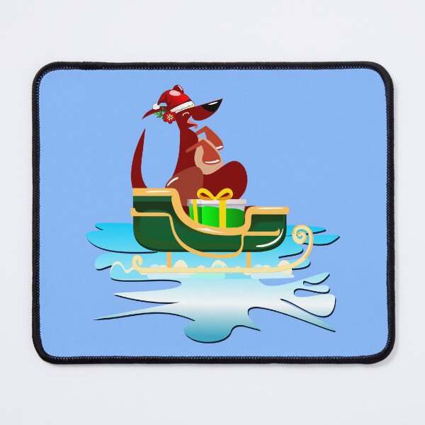 Item preview, Christmas Kangaroo designed and sold by minimalartstory.