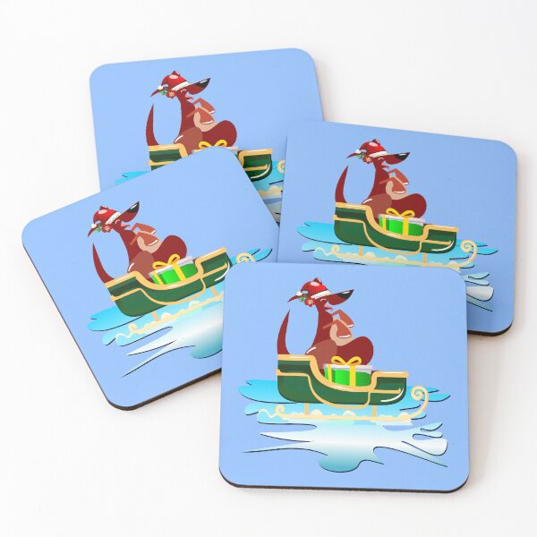 Item preview, Christmas Kangaroo designed and sold by minimalartstory.