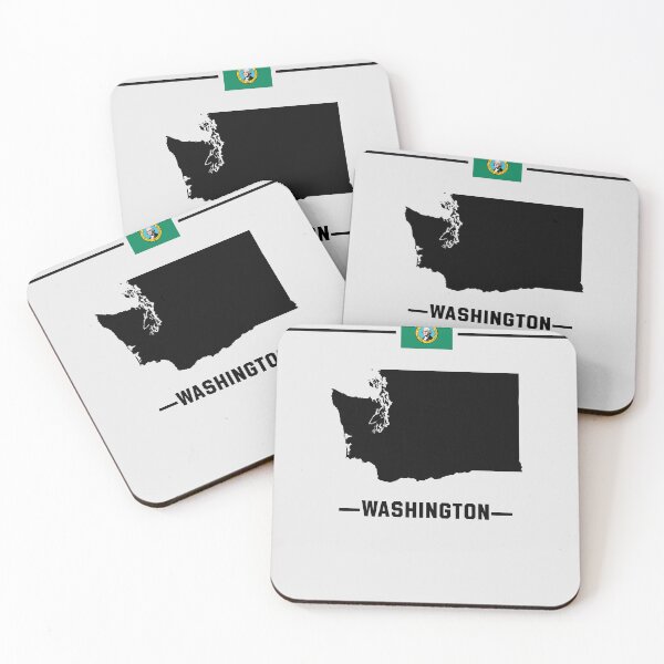 Item preview, Iconic Washington State Silhouette - Evergreen Pride Tee designed and sold by mashmosh.