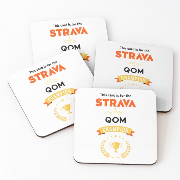 Item preview, Strava QOM Champion Card – Funny Cycling Achievement Greeting Card for Cyclists, Riders & Strava Fans | Funny Strava designed and sold by BMLprint ⭐⭐⭐⭐⭐.
