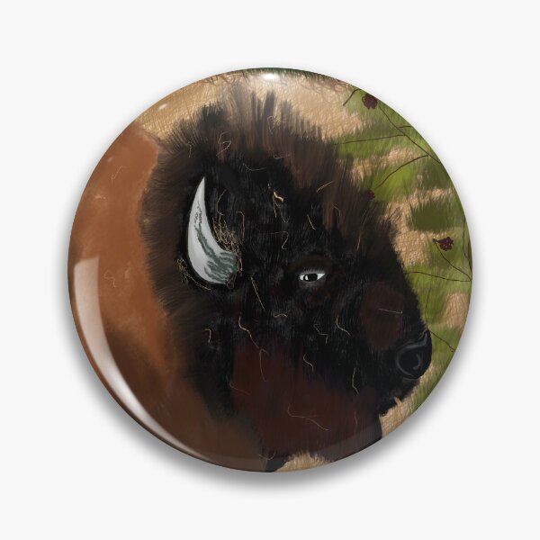Item preview, Grand Tetons Bison designed and sold by Anne's Drawing and Design.