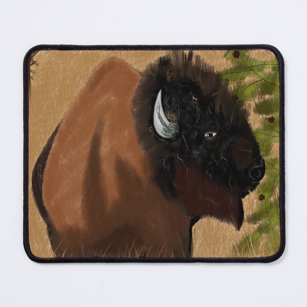 Item preview, Grand Tetons Bison designed and sold by Anne's Drawing and Design.