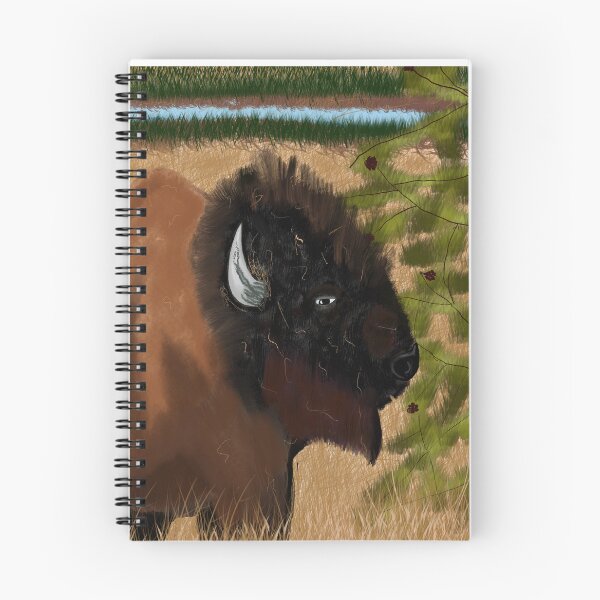 Item preview, Grand Tetons Bison designed and sold by Anne's Drawing and Design.